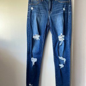 Rewash Jeans Distressed with Frayed Hem Size 3/26
